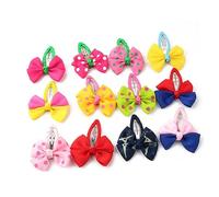 DRESSOOS Fascette Per Fiocchi Vari Colori Forcine Per Con Clip a Scatto Accessori Per Ragazze e Neonati Bowtie Hair Clips