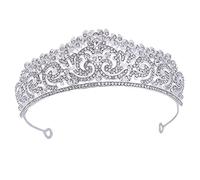 DRESSOOS Fascia Decorazioni Sposa Sirena Abito Da Sposa Copricapo Principessa Strass Decor Regina Veste Spettacolo Del Partito Accessori Per Da Sposa Decorazione Di