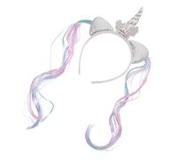 DRESSOOS Fascia Per Con Corno Accessorio Per Feste Accessorio Per Da Bambina Design Unico Per Parrucca Fascia Decorativa Per Festival