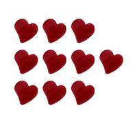 DRESSOOS Fermagli per Chioma a Forma di Cuore in Flock 10 Piccole Clip Resistenti e Non Facili da Deformare, per Ufficio e Shopping