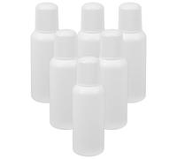 DRESSOOS Flaconi Applicatori in Spugna 6 Pezzi 100ml Bianchi Riutilizzabili Leggeri Contenitori per Liquidi Design Raffinato per Viaggi e Applicazioni Cosmetiche