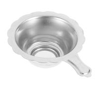 DRESSOOS Grande Infusore per Tè in Acciaio Inox 304 con Rete a Maglia Fine e Raccogligocce Colino da Tè Sfuso per Cucina e Teiera Filtro Anti-perdita Verde alle Erbe