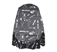 DRESSOOS Grembiule Per Cliente Mantello Da Salone Scialle Grembiule Per Taglio Capelli Materiale Comodo e Leggero Per Proteggere Vestiti Da Macchie