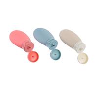 DRESSOOS Kit Di Flaconi Da Viaggio Da 3 X 60 Ml Per Cosmetici Gel Doccia E Lozioni A Tenuta Stagna Facili Da Spremere Per I Viaggi