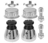 DRESSOOS Kit di Ricambi per Pentola a Pressione in Lega di Alluminio 80kpa Valvola di Sicurezza e Guarnizione, Facile da Usare per Cucina Domestica