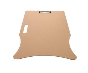 DRESSOOS Lavagna da Disegno Portatile Superficie per Composizione in Legno con Clip Stile Elegante Effetto Venatura Legno, per Studio e Corsi di Arte