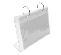 DRESSOOS Libretto Per La Conservazione Delle Unghie Pennelli Per Unghie Decorazione Del Pannello Estensore Non -slip Estensore Desktop Aumenta L'estensore Portachiavi Transparent Plastica