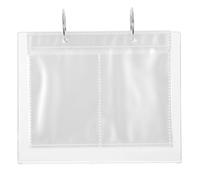 DRESSOOS Libro Portaoggetti Unghie Finte Pagine Ribaltabili, Pannello Campione Polacco Trasparente, Tavola Professionale per Nail Wrap, Organizer Espositore per Salone e Uso Domestico