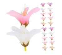 DRESSOOS Lussuosi Fiori Di Giglio Artificiali 30 Gigli Di Seta Per Accessori Per Perfetti Come Per Occasioni Speciali