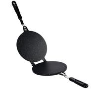 DRESSOOS Macchina per Waffle Creativa e Padella Antiaderente a Doppio Lato per Coni Gelato e Involtini Primavera, Strumento Multifunzione Leggero Manico Termoisolante, per Cucina,