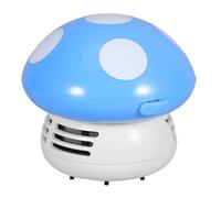 DRESSOOS Mini Aspirapolvere da Tavolo Portatile per Pulire Briciole e Pelucchi in Abs Blu Efficiente senza Fili sulla Scrivania