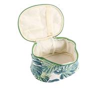 DRESSOOS Oval Shape Organizer Multifunzionale Tropical Monstera Per Make-up e Toiletries Per e
