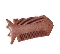 DRESSOOS Pettine Legno Di Sandalo Forma Di Pesce Pettine Antistatico Per Massaggio Del Capelluto Realizzato Mano Design Unico e Naturale Per Tutti Tipi Di Per Amici
