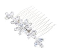DRESSOOS Pezzo Di Per La Sposa Copricapo Da Sposa Pettine Per Con Strass Accessori Da Sposa Copricapo Per La Sposa