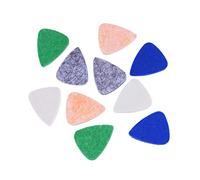 DRESSOOS Plettri Per Chitarra Acustica E Ukulele 10 Pezzi in Feltro Colorati Comodi E Non Adatti Ai Musicisti