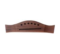 DRESSOOS Ponte Per Chitarra Acustica Corde Sella a Forma Di Coda Di Pesce Materiale Naturale Facile Installazione Look Vintage Parti Di Ricambio Per Chitarre