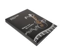 DRESSOOS Porta Spartiti Musicali Raccoglitore Per File Musicali Pagine Per Archiviazione Documenti Per Scuole Uffici e Insegnanti