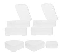 DRESSOOS Portaspugne per 8 Pezzi Scatole Quadrate e Triangolari in Organizer Portatile per Spugne Cosmetiche per Viaggi e