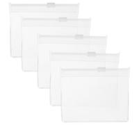 DRESSOOS Sacchetti Organizer per Riutilizzabili Viaggio in da Medicinali a Eva Chiusura Zip Confezione da 12 9,5x7,5 Cm per per Farmaci