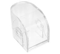 DRESSOOS Scatola Porta Orologio Singolo in Acrilico Bianco Design Trasparente Raffinato e Semplice, Custodia Quadrata Ecologica come Scatolina Regalo