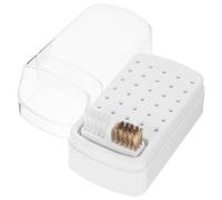 DRESSOOS Scatola Valigetta Portautensili Per Unghie Accessori Tagliaunghie Elettrico Primer Per Unghie Chiaro Scarti Macinino Cuticole Polacco Unghia Lavasciuga Elettrica Bianca Plastica
