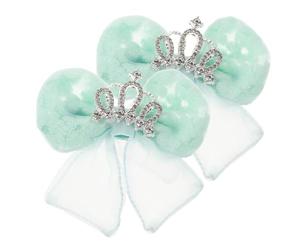 DRESSOOS Set Di Fermagli Per 2 Pezzi Fermagli Fiocco E Mezza Fascia Per Piccole Principesse Accessori Per Feste E Decorazioni Per