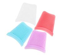 DRESSOOS Spatola per Maschera per La della Pelle 4 Pezzi Set di Spatole per La Pulizia del Viso in Silicone Design Portatile Non Irritante