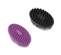 DRESSOOS Spazzola Massaggiante Per Il Cuoio Capelluto Confezione Da 2 in Morbido Silicone Per Il Bagno Dei Bambini Strumento Per La Dei Favorisce La Circolazione