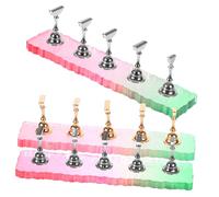 DRESSOOS Supporto Per Unghie Finte in Materiale Leggero Per La Pratica Della Tecnica Di Nail Art