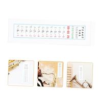 DRESSOOS Tabella Pratica Per Sassofono e Flauto Per Strumenti Musicali Indicazioni Precise Per Diteggiature e Note