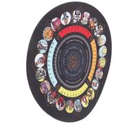 DRESSOOS Tappetino da Tavolo Motivo Creativo e Tocco Confortevole in Gomma Pieghevole per Tarocchi per Decorare la Tua Tavola da Divinazione a Casa