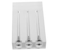 DRESSOOS Tester di qualità Dell'olio Motore per Automobili Comparatore Viscosità Olio Kit Manometro Olio Acrilico Compatibile Oli di Trasmissione Strumento Versatile per Test di Pressione
