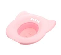 DRESSOOS Vasca da Sitz in Pp Ergonomica Riutilizzabile Colore Rosa per Pazienti e Partorienti Accessorio per Bagno Domestico
