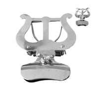 Dreuhuing Clip musicale per trombone, morsetto regolabile per trombina, doppio meccanismo, per strumenti musicali per tromba, trombone