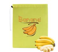 Dreuhuing Contenitore di stoccaggio di lattuga, borsa per la riserva di banana corse - Custode di fresco per frigorifero,Produci bustine fresche con coulisse per casa, cucina, caffè, campeggio