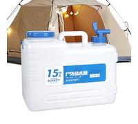 Dreuhuing Contenitore per Acqua da Campeggio - Tanica Antigoccia da 15 Litri | Contenitori per Accumulo Acqua con Rubinetto E Maniglia,per Campeggio Escursionismo Picnic Spiaggia Giardino Festa