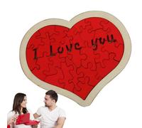 Dreuhuing da costruzione a forma di cuore,da costruzione a forma di cuore,Piccoli puzzle "Ti amo" Puzzle a - Regali di San per l'anniversario della decorazione romantica, mini 3D per il set di per la