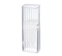 Dreuhuing Porta Dischetti di Cotone e Cotton Fioc - Dispenser Portatile Con Coperchio Antipolvere - Scatola da Viaggio Per Stuzzicadenti - Contenitore