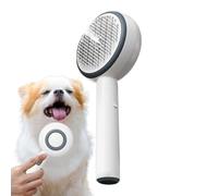 Dreuhuing Spazzola spray per gatti, spazzola a vapore multifunzionale per cani con manico ergonomico, forniture per la toelettatura elettrica per interni ed esterni, casa, negozi e viaggi