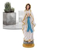 Dreuhuing Statue Religiose Cattoliche | Figurina Della Madonna In Resina - Scultura Artigianale 29 Cm Per Decorazione Casa Ingresso Preghiera Chiesa Giardino Interno Sala