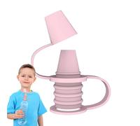 Dreuhuing Tappo per bottiglie in silicone, soluzione per l'alimentazione dei biberon con design a prova di fuoriuscite, adattatore per beccuccio sicuro e inodore, per auto, viaggi all'aperto