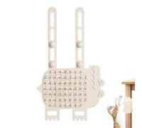 Dreuhuing Tiragraffi in silicone per il viso del gatto, in silicone, da parete, pettini massaggianti per gattini, per alleviare il prurito, rimuovere i sciolti