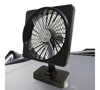 Dreuhuing Ventilatore Auto Alimentato, Ventilatore Rinfrescante per Auto 12V con, Circolatore d'Aria con Rotazione 360 Gradi Accessorio Veicolo per Furgone SUV Viaggio Estate Autovettura Barca