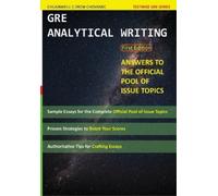 Drew Chovanec Chuanwei Li GRE Analytical Writing (Tascabile) Testwise GRE Prep