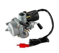Drezzo Carburatore per Tosaerba 50cc per Piaggio Sfera 50 JOG50 Quartz 25 Zip TPH Incluso E-Choke avviamento a Freddo per Moto carburatore 17.5mm