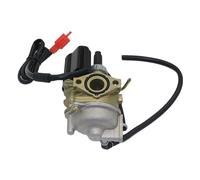 Drezzo Carburatore per Tosaerba Dio Elite per PGO per SYM per Kymco per Vento Zip e Altri Carburatore Regolabile 19mm Aspirazione 50cc 2 Tempi Starter Elettrico