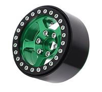 Drfeify 1.9 Ruote per Beadlock a 5 Buche in Argento in Lega di Alluminio RC RCE per Assiale SCX10 90046 D90 HSP HPI con Design della Pelle del Pneumatico Bloccaggio (#7)
