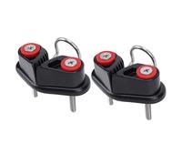 Drfeify 2PCS Kayak Cam Bitta in Lega di Alluminio Barca A Vela Cam Bitta Design Ad Ingresso Veloce Leggero 50g Anello di Piombo Imbuto per Canoa Yacht Controllo della