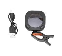 Drfeify Accordatore per Chitarra, Accordatore a con Display a Colori e Ruotabile a 360 Gradi, per Chitarra, Elettrica, Ukulele, Violino (BLACK)