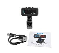 Drfeify Accordatore per Chitarra, Accordatore Ricaricabile per Chitarra Cromatica Basso Violino Ukulele, Display a Colori HD, Design Portatile e Pieghevole per Musicisti (/800C)